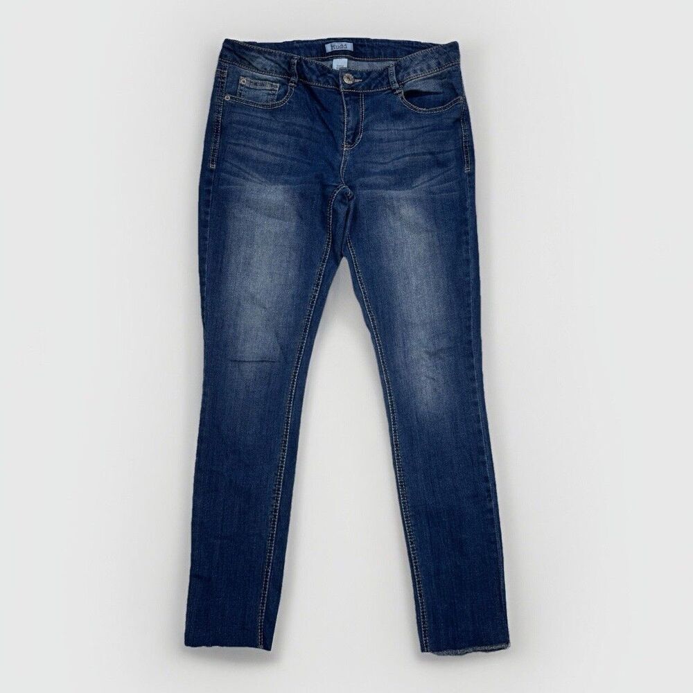 Mudd Jeans Juniors 11 Skinny Low Mid Blue Denim Stretch Measures 33 x 29